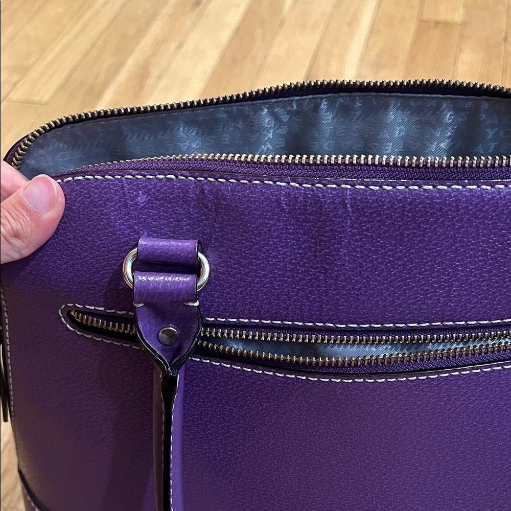 Kate Spade Wellesley Rachelle Purple Handbag - Picture 4 of 13